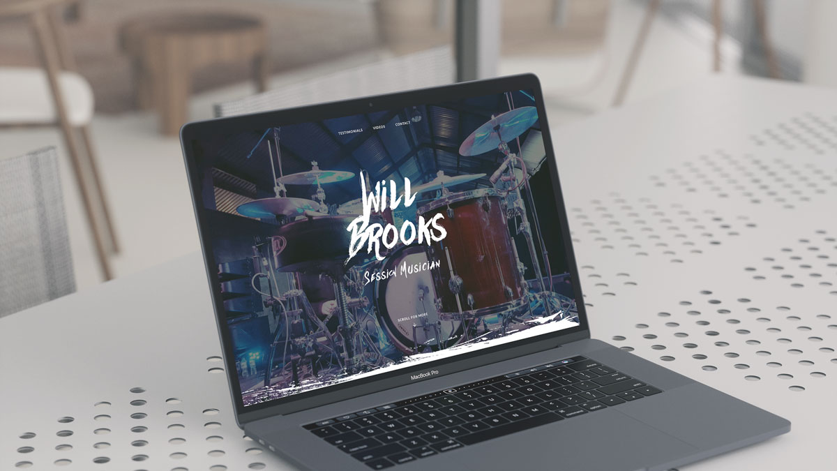 Will Brooks website open on a MacBook Pro.